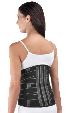 FGP Corsetto Elastico In - Cross Altezza 33 cm Nero XL