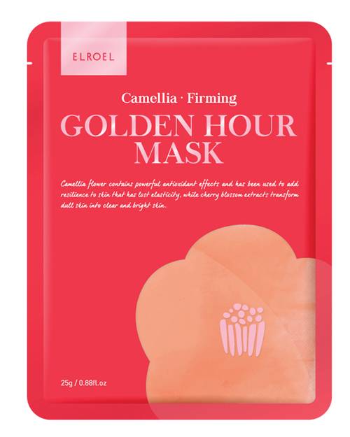 Elroel Golden Hour Mask Camelia Maschera Rinvigorente Viso 25 g