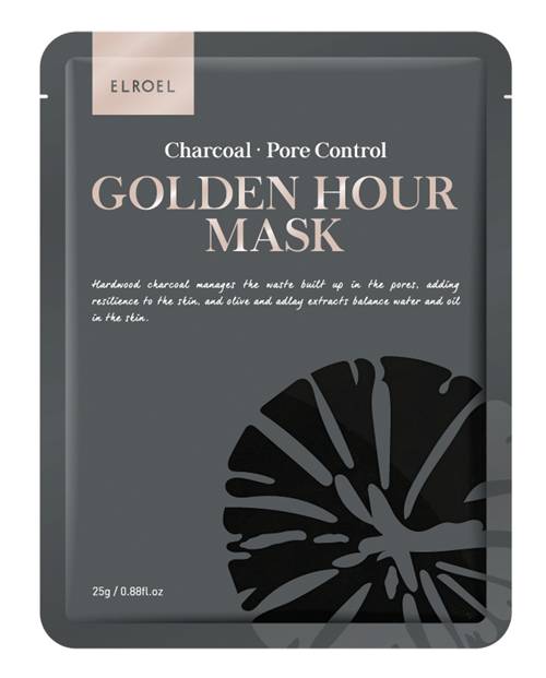Elroel Golden Hour Mask Charcoal Maschera Viso Purificante 25 g