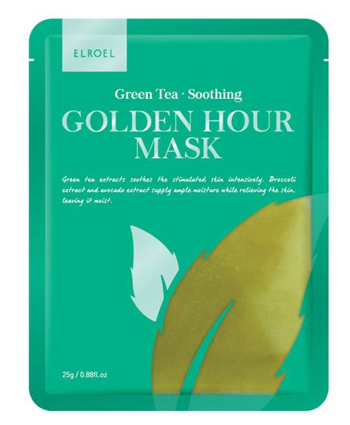 Elroel Golden Hour Mask Green Tea Maschera Lenitiva Viso 25 g