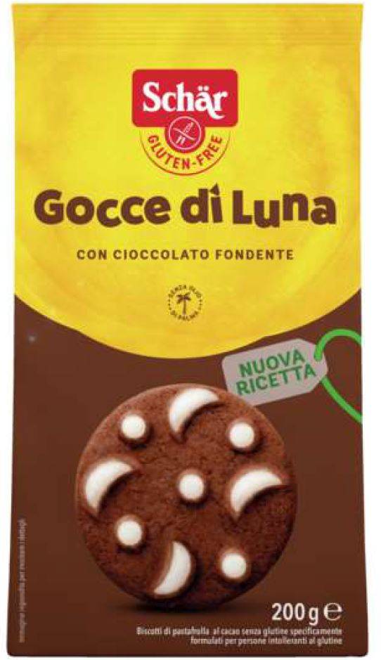 Schar Gocce di Luna Biscotti Senza Glutine 200 grammi