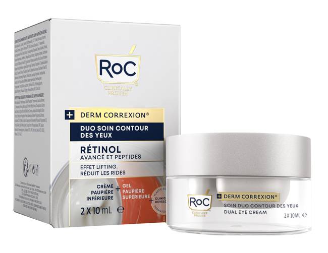 Roc Derm Correxion Dual Eye Crema Contorno Occhi Levigante 20 ml