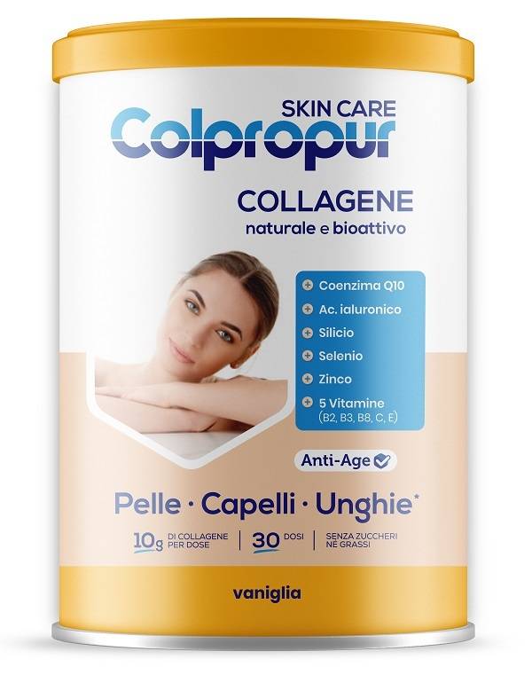 Colpropur Skin Care Vaniglia Integratore di Collagene 309 G