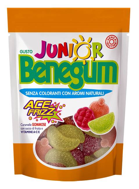 Benegum Junior Ace Frizz Caramelle Gommose Multivitaminiche 90 g