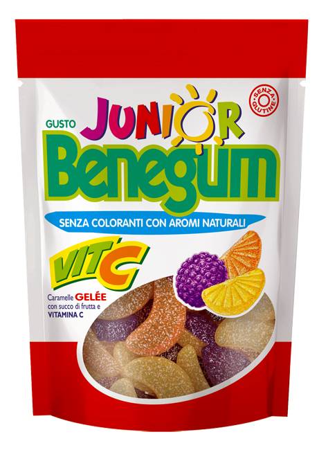 Benegum Junior Vit C Caramelle Gele' Integratore di Vitamina C per Bambini 90 g