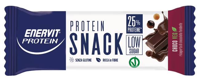 Enervit Protein Snack Choco Veg Low Sugar 33 g 1 Barretta