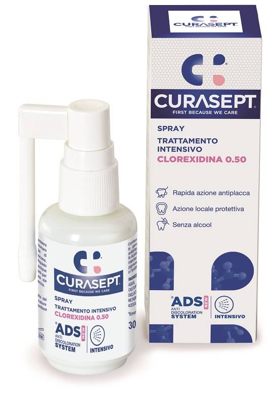 Curasept ADS 0.5% Spray Trattamento Topico Gengivale 30 ml