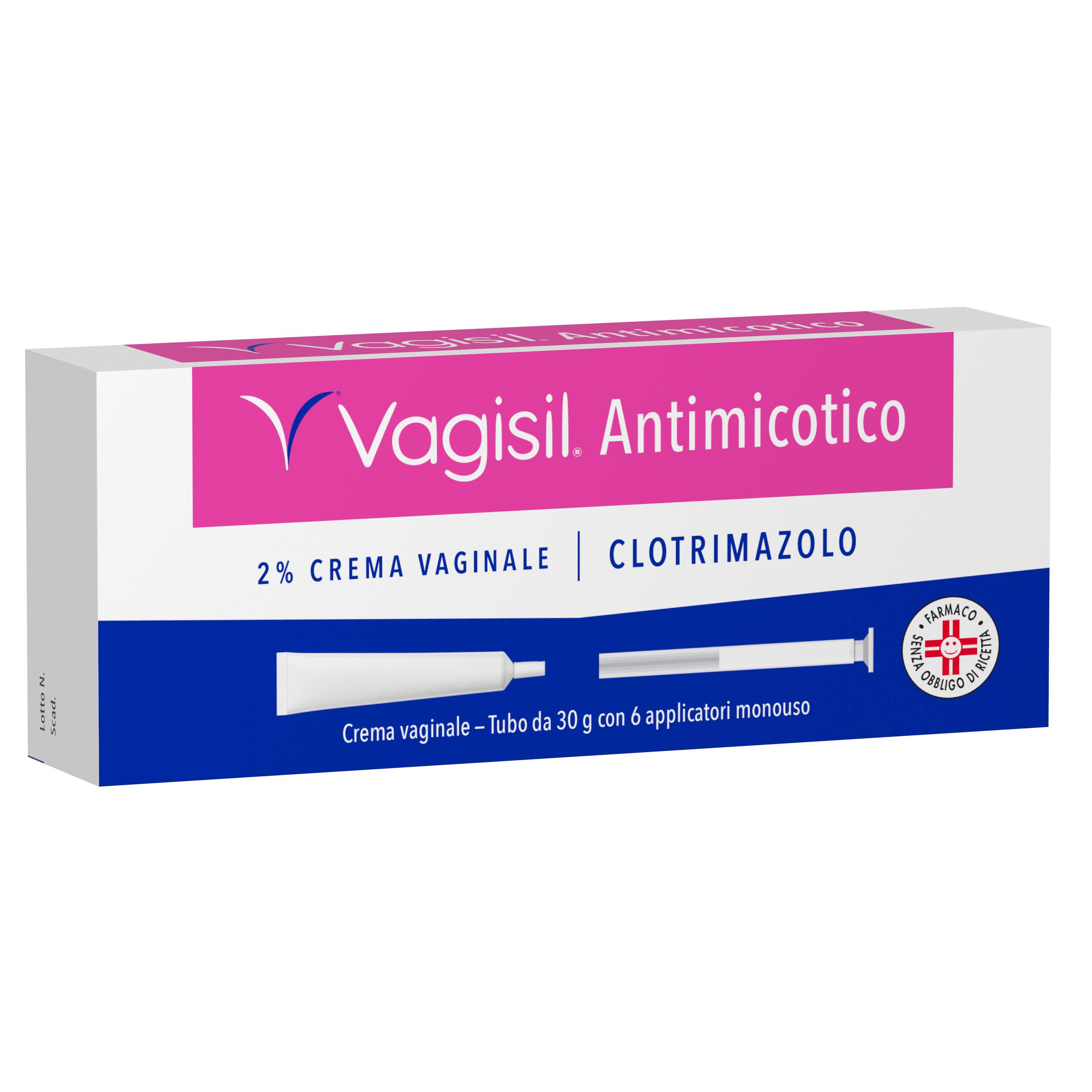 Vagisil Antimicotico 2% Trattamento contro le Infezioni Vaginali 30 grammi con 6 applicatori monouso