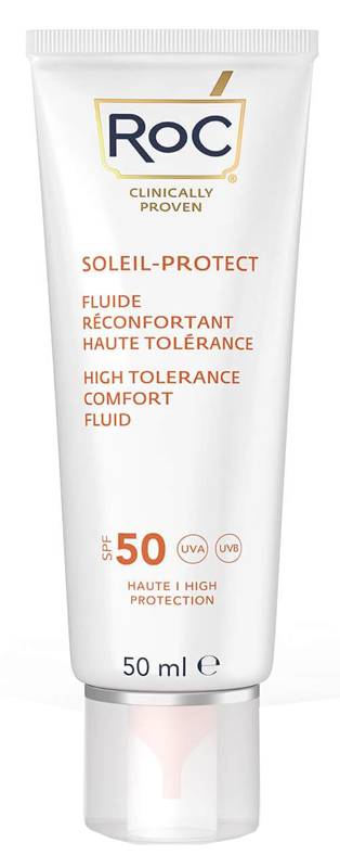 Roc Fluido Solari Viso Elevata Tollerabilità SPF 50 50 ml