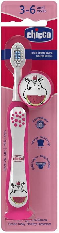 CHICCO SPAZZOLINO 3 - 6 YEARS ROSA