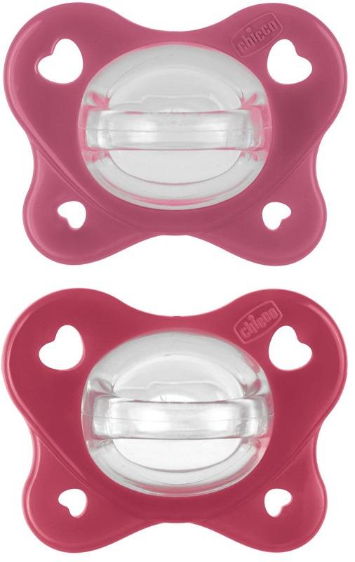 CHICCO DUAL SOFT SUCCHIETTO ROSA 16 - 36 MESI 2 PEZZI