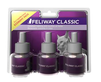 Feliway Classic Ricarica 3 Flaconi da 48 ml
