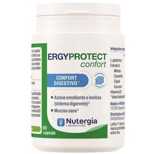 Laboratori Nutergia Ergyprotect Confort Integratore per la Digestione 60 capsule