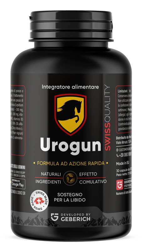 Urogun Integratore Alimentare per il Benessere Maschile 30 Capsule