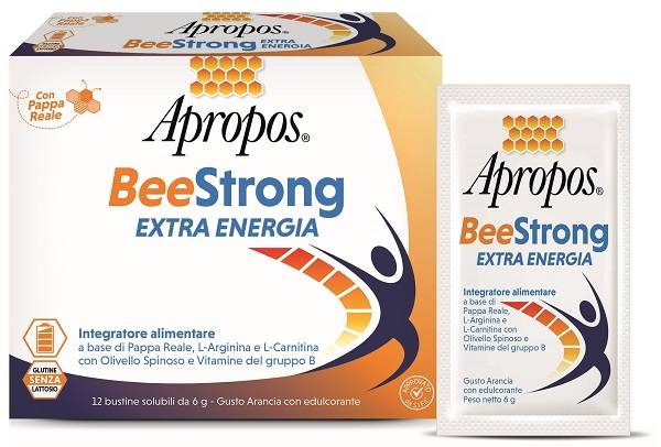 Apropos Bee Strong Extra Energia Integratore Tonico 12 bustine