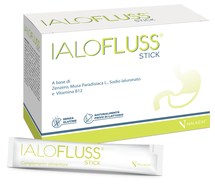 Nalkein Pharma Ialofluss Integratore contro Acidità e Reflusso 20 stick