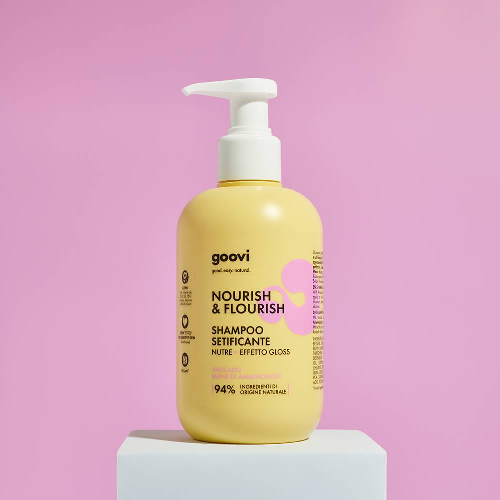 Goovi Nourish & Flourish Shampoo Setificante 150 ml