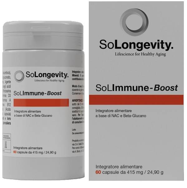 Solongevity So Immune Boost Integratore Nutraceutico Sistema Immunitario 60 capsule