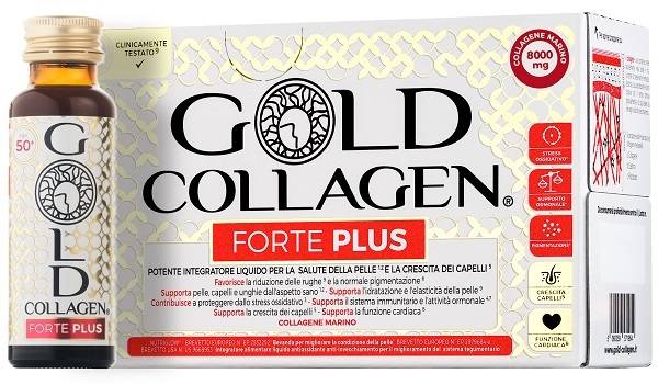 Gold Collagen Forte Plus Integratore di Collagene 10 flaconcini