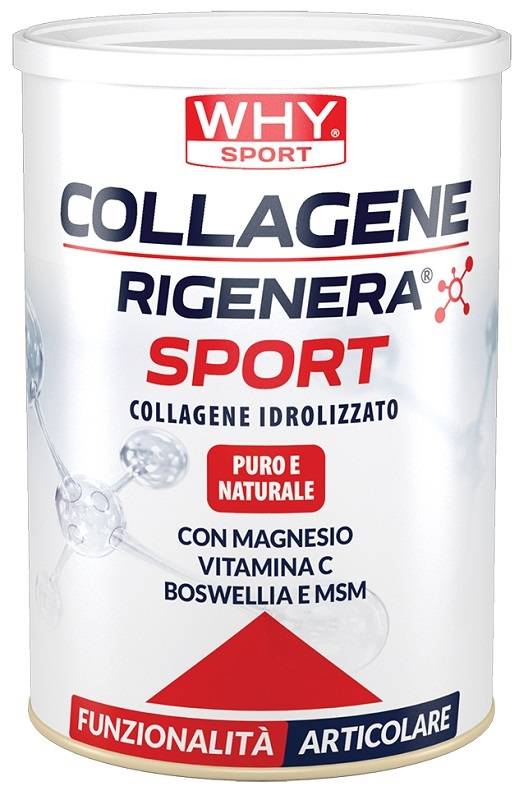 Whysport Collagene Rigenera Sport Integratore per Le Ossa 336 G