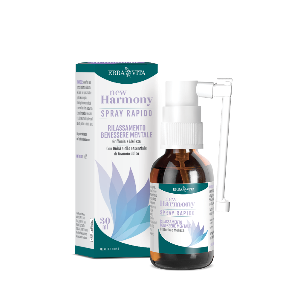 Erba Vita New Harmony Spray Rilassamento e Benessere Mentale 30 ml