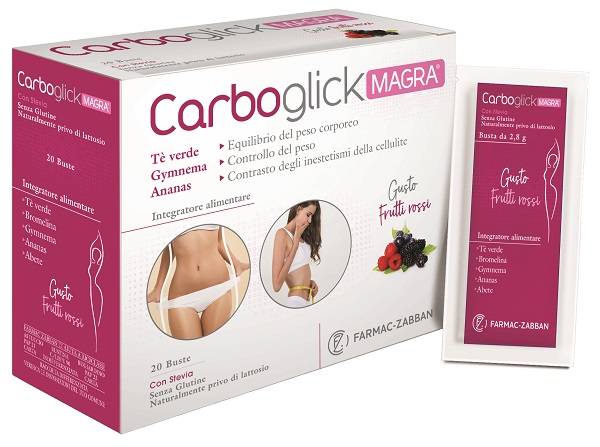 Farmac Zabban Carboglick Magra Integratore per il Controllo del Peso 20 Bustine