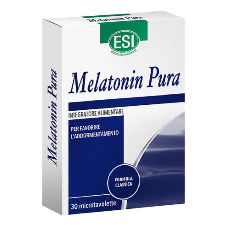 ESI Melatonin Pura Integratore per il Buon Riposo 30 compresse
