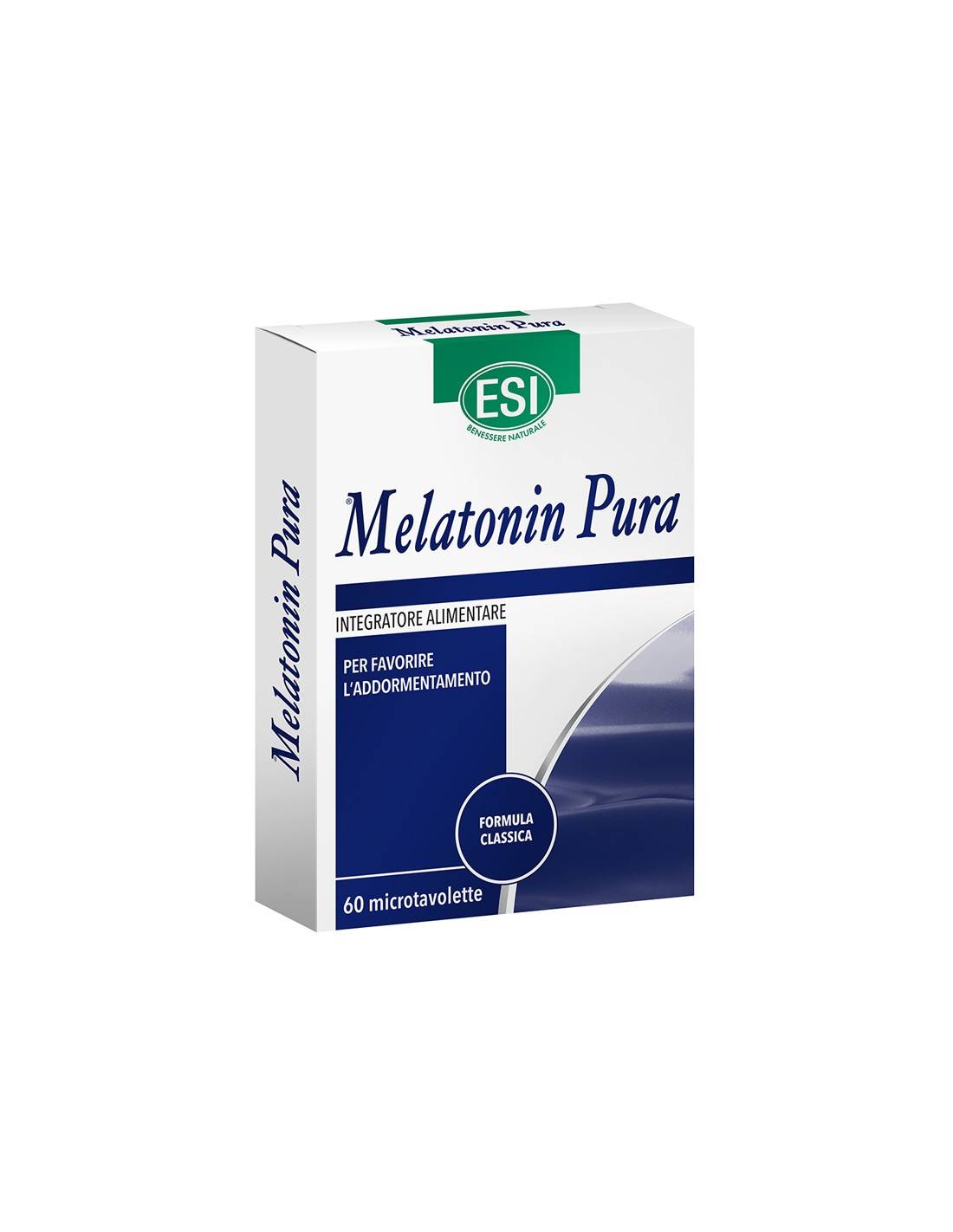 ESI Melatonin Pura Integratore per il Sonno 60 Microtavolette