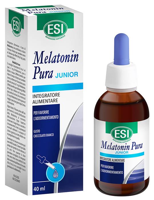 Esi Melatonin Pura Junior Gocce Integratore per il Buon Riposo