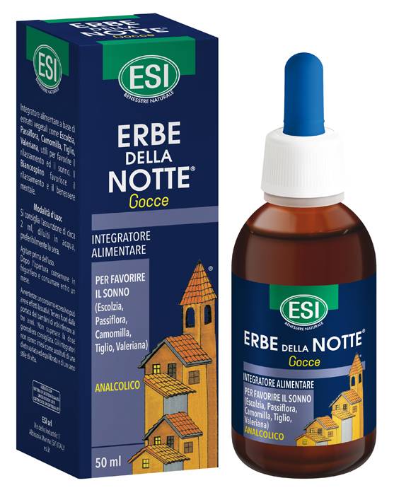 ESI Erbe della Notte Gocce Integratore per il Sonno