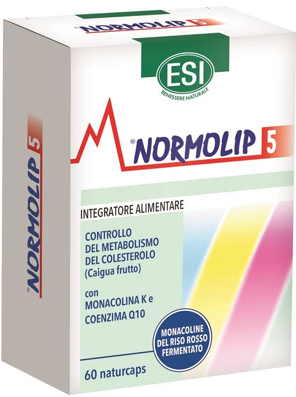 ESI Normolip 5 Integratore per il colesterolo 60 capsule