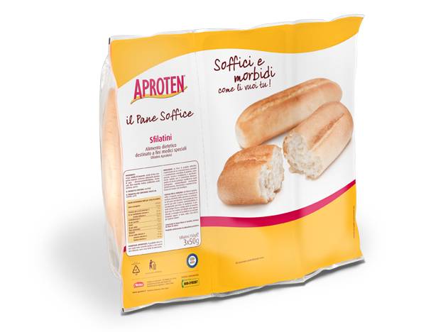 Aproten Sfilatini di pane ipoproteico 3 sfilatini x 150 g