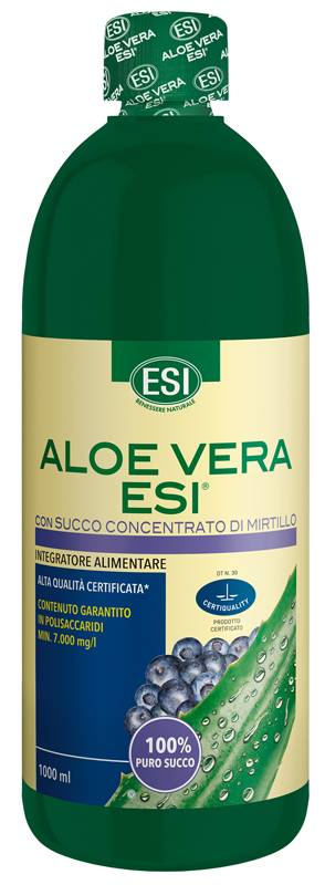 Esi Aloe Vera Succo con Mirtillo per Depurare Organismo 1000 ml