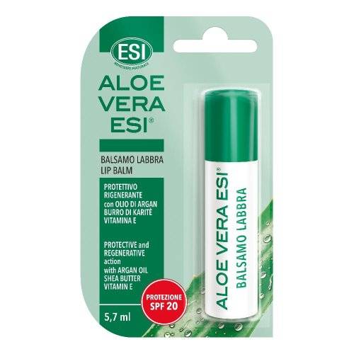 ESI Aloe Vera Balsamo Labbra Idratante Protettivo SPF20 5,7 ml