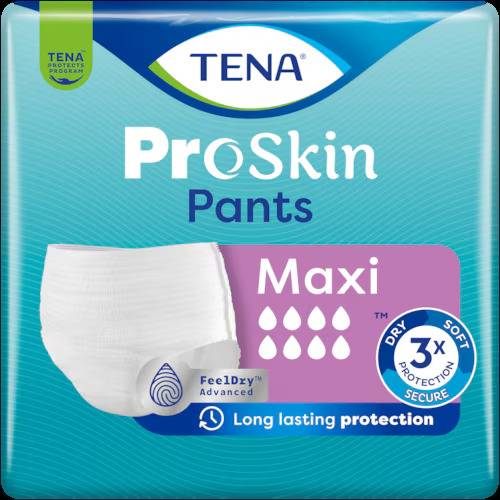 Tena ProSkin Pants Maxi Mutandine Assorbenti per Incontinenza Taglia Large 8 pezzi