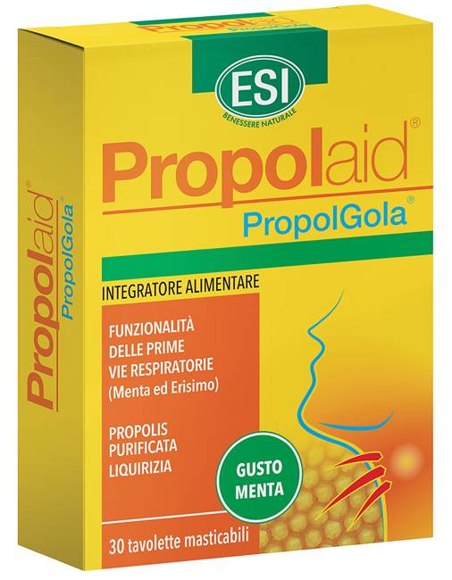 ESI Propolaid PropolGola Integratore per la Gola Gusto Menta