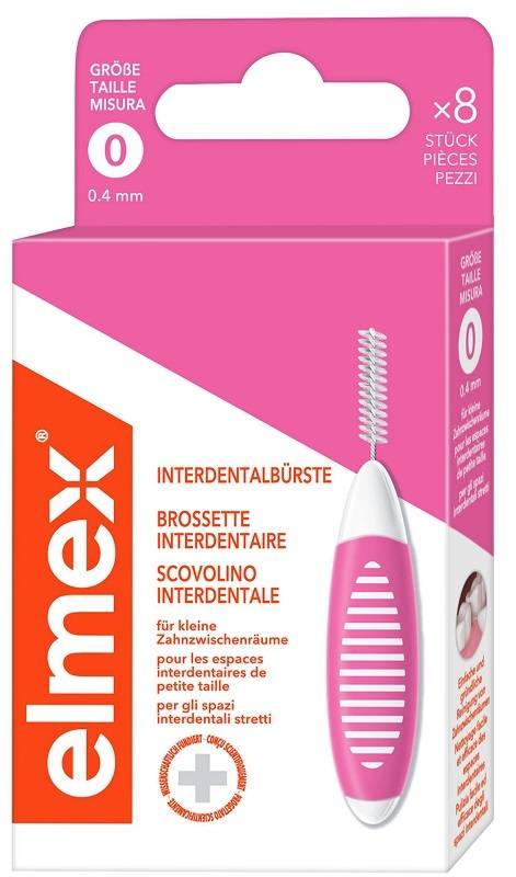Elmex Interdental Brush Pink 8 Scovolini da 0,4 mm
