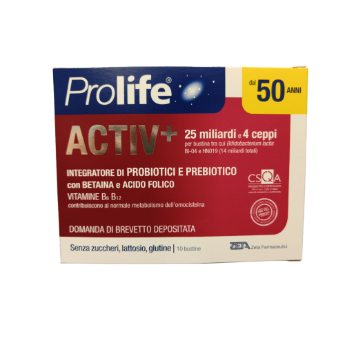 Prolife Activ+ Integratore di Fermenti Lattici Vivi 10 bustine
