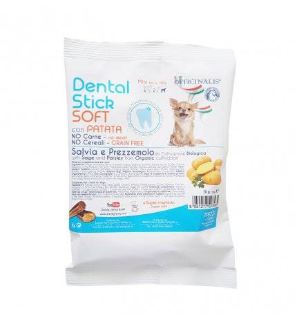 Dental Stick Grain Free Snack Naturale Igiene Orale Cani Taglia Mini (fino a 10 kg) 100 grammi