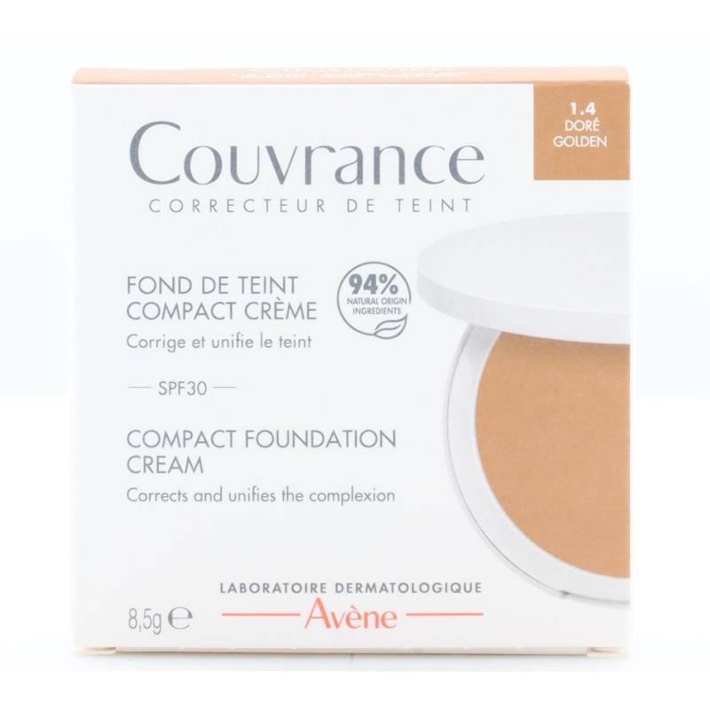 Avène Couvrance Fondotinta in Crema Compatta Colore Dorato 9.5 g