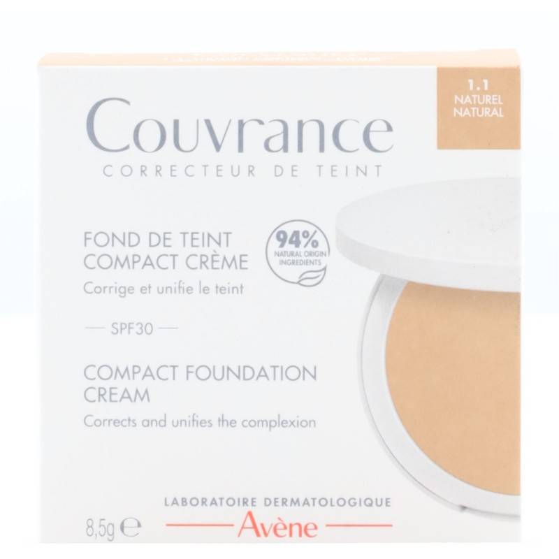 Avène Couvrance Fondotinta in Crema Compatta Colore Naturale 9.5 g