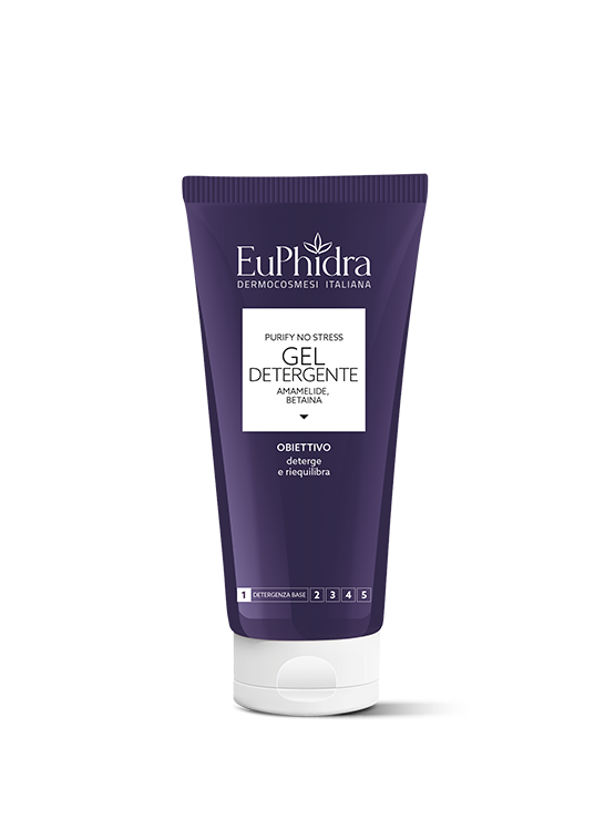 EuPhidra Gel Detergente Purify No Stress Detergente Purificante Viso 200 ml