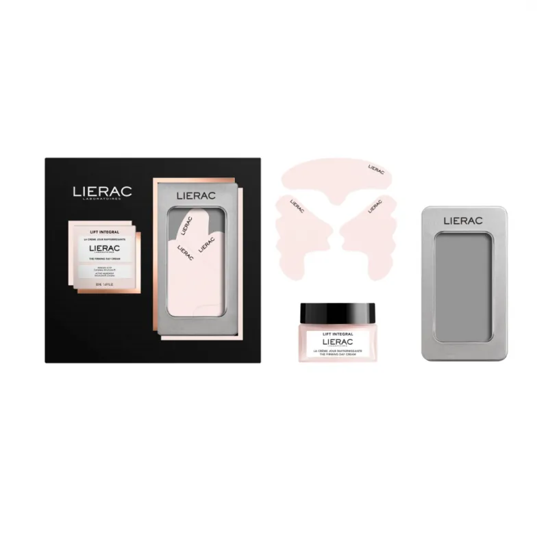 Lierac Set Natale 2024 Lift Integral Crema Giorno Rassodante 50 ml + Patch Viso riutilizzabili