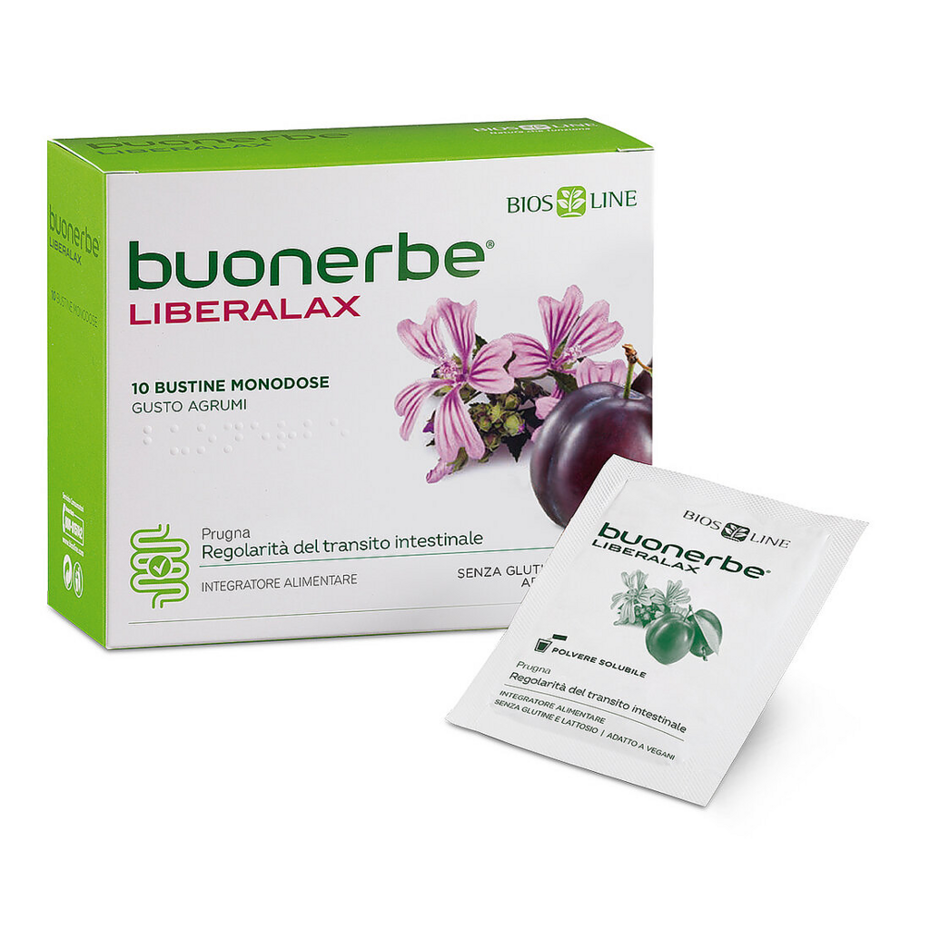 Bios Line Buonerbe LiberaLax Integratore Intestino Pigro 10 bustine