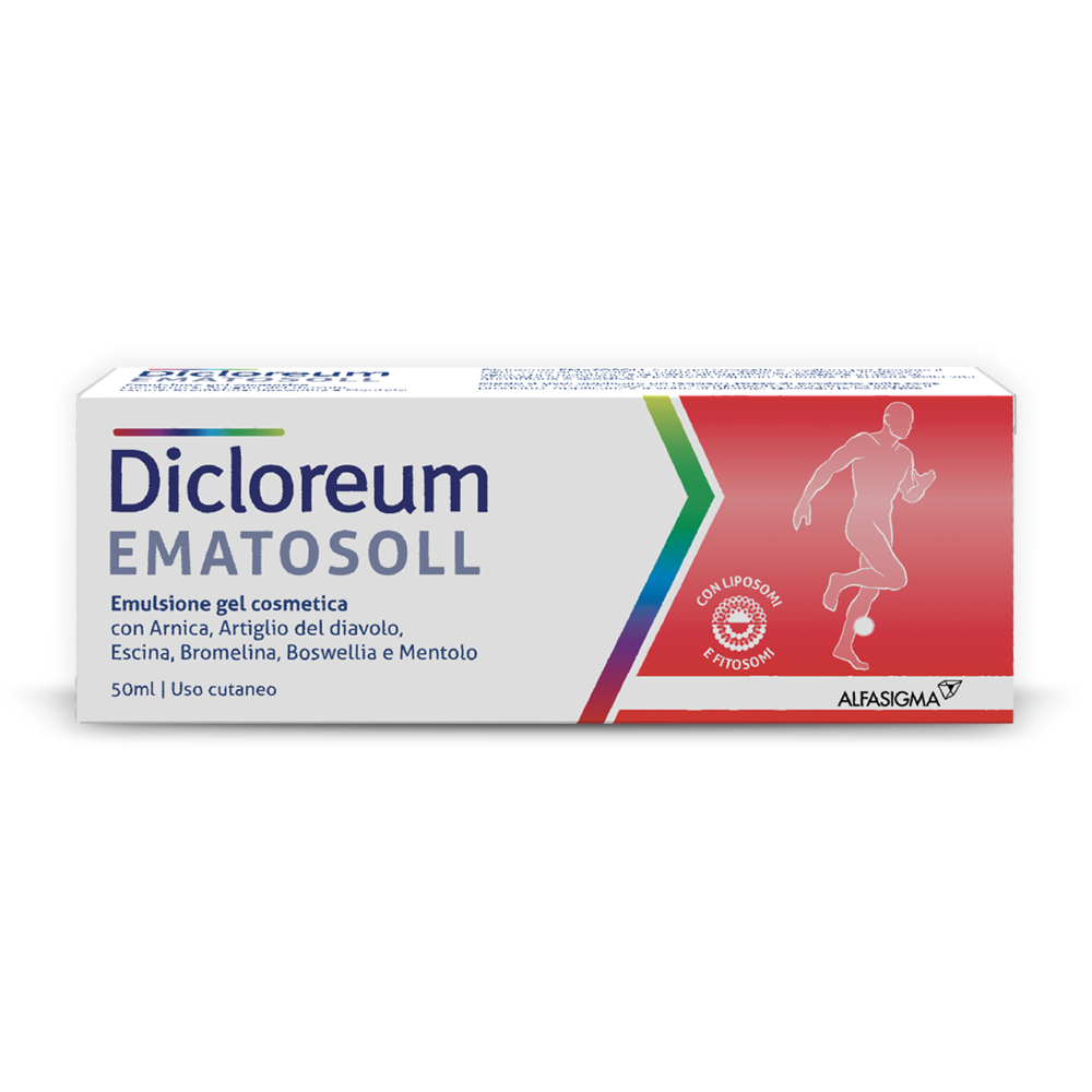 Dicloreum Ematosoll Emulsione Gel per Ematomi 50 ML