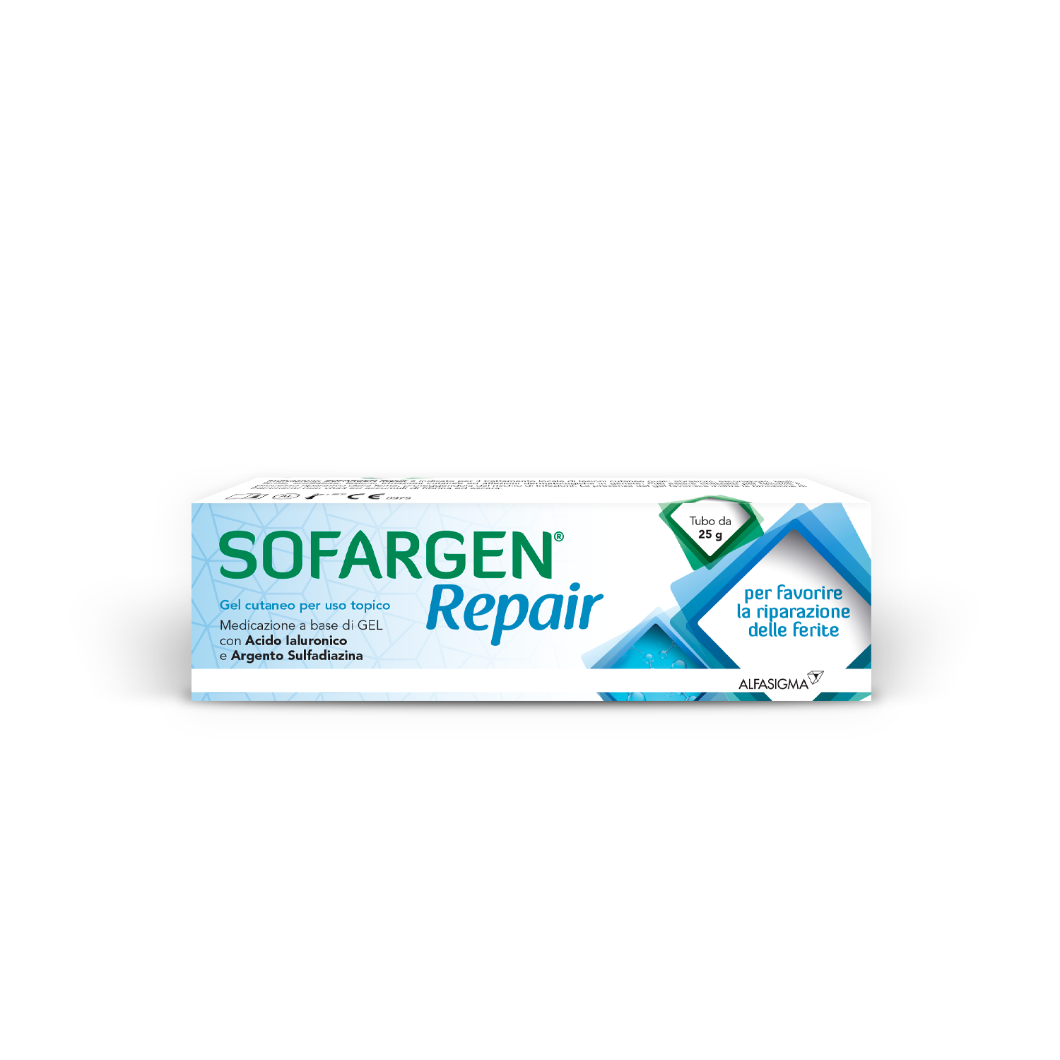 Sofar Sofargen Gel Medicazione Acido Ialuronico E Argento Sulfadiazina Tubetto 25 G