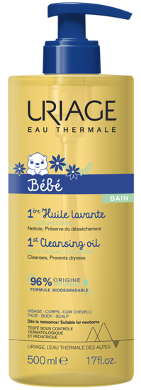 Uriage Eau Thermale Bebè 1 Olio Lavante Detergente per Bambini 500ml