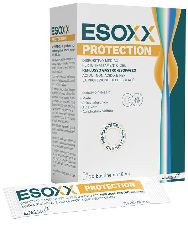Alfasigma Esoxx Protection contro Reflusso Gastro - Esofageo 20 bustine
