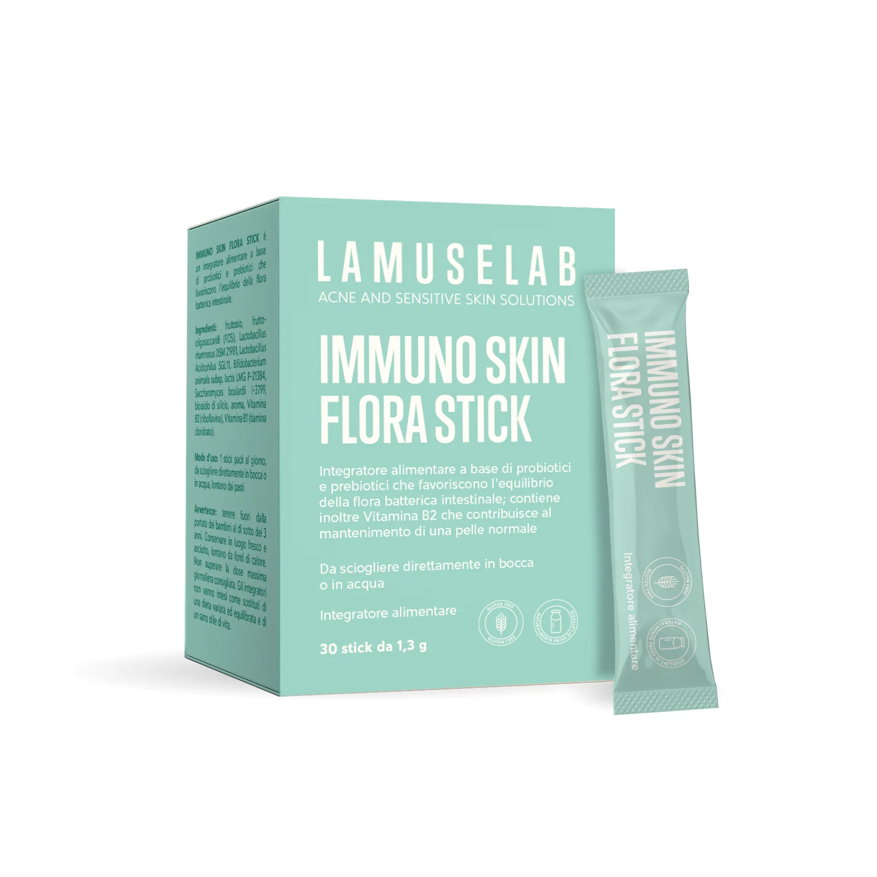 Lamuselab Immuno Skin Flora Fermenti Lattici 30 stick