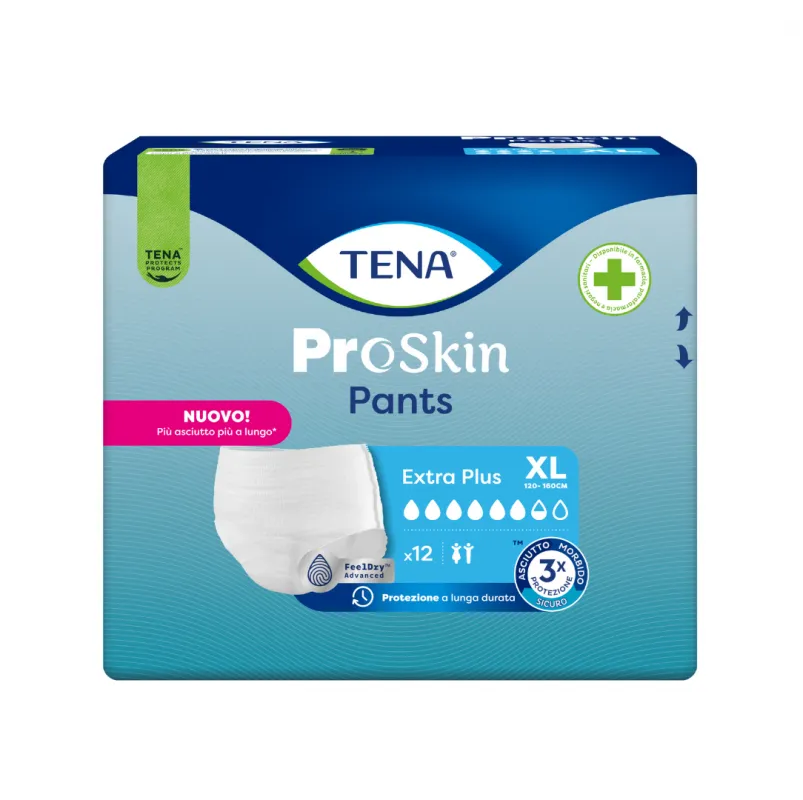 Tena Pants Extra Plus Pannolone a Mutandina Taglia XL 12 pezzi